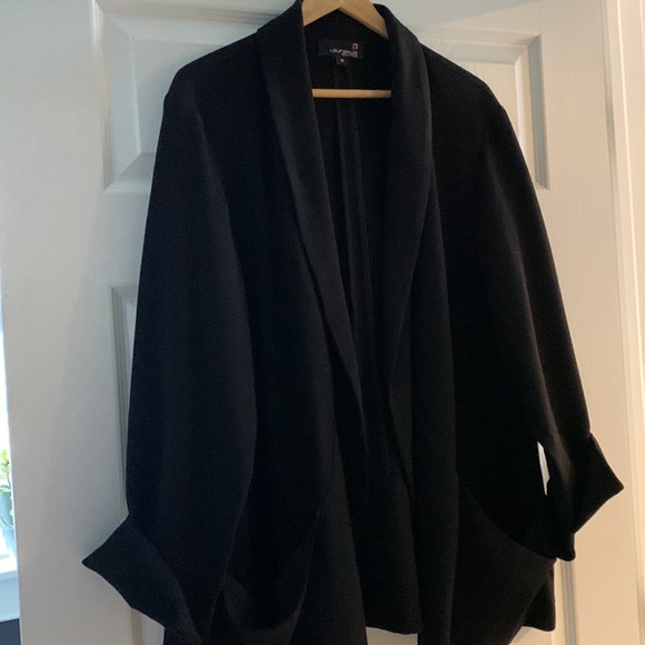 Laura Plus Front Drape Blazer Sz Petite 18 - Picture 4 of 6